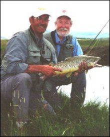 Two fly fisherman